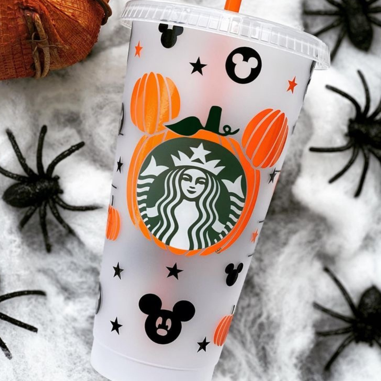 Vaso Starbucks Reutilizable Disney Halloween