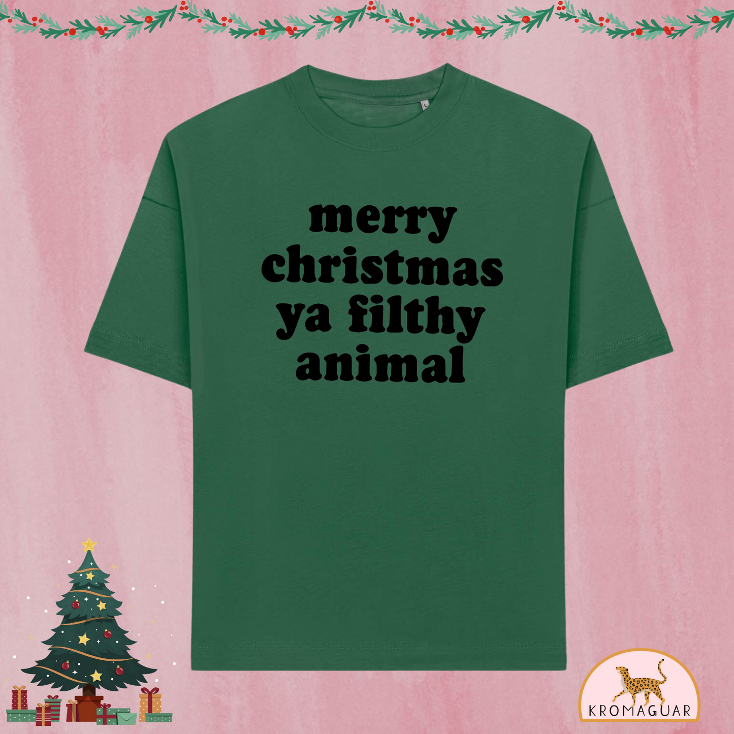 Polera Merry Christmas Ya Filthy Animal Home Alone Navidad