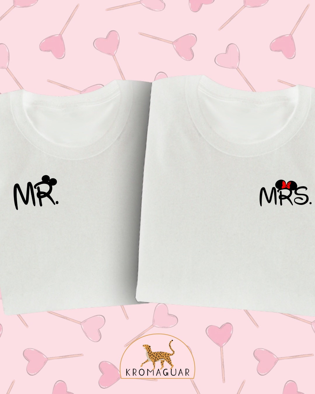 Set Poleras Pareja Mr & Mrs