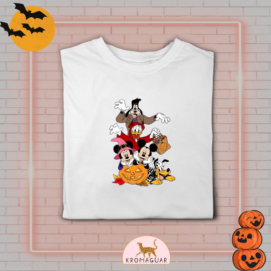 Polera Mickey & Friends Pumpkin Halloween Disney